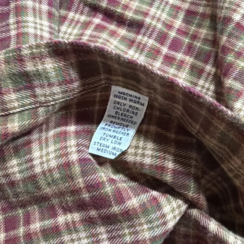 Polo Ralph Lauren Blake Button Down Shirt XL Plaid Red/green 100% Cotton Pony